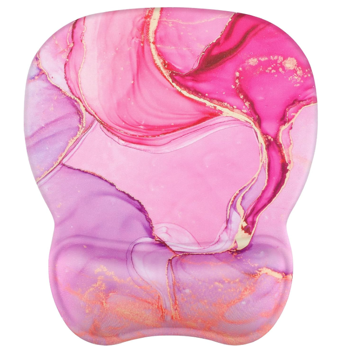 MROCO Ergonomic Gel Mouse Pad with Wrist Support – Non-Slip Base for Pain Relief – 9.4x8.1in, Several Colors