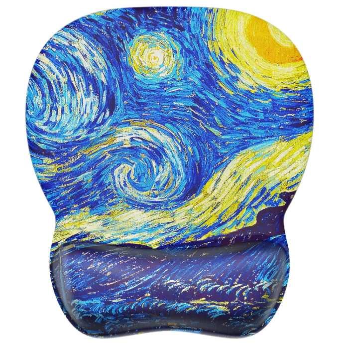 MROCO Ergonomic Gel Mouse Pad with Wrist Support – Non-Slip Base for Pain Relief – 9.4x8.1in, Several Colors