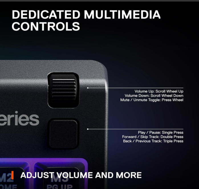 SteelSeries Apex 3 TKL RGB Gaming Keyboard – Compact, 8-Zone RGB, Quiet Switches, IP32 Water-Resistant, Anti-Ghosting – Black