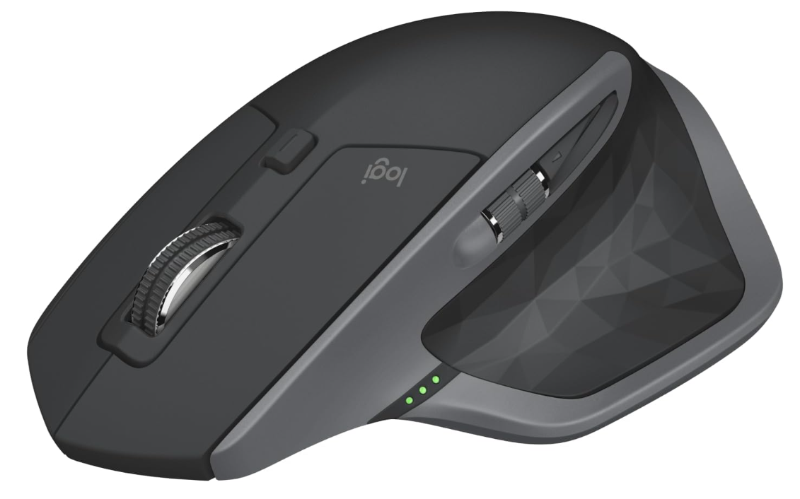 Logitech MX Master 2S Wireless Mouse – Bluetooth, Multi-Device, Fast Scrolling, Ergonomic, Rechargeable – Graphite
