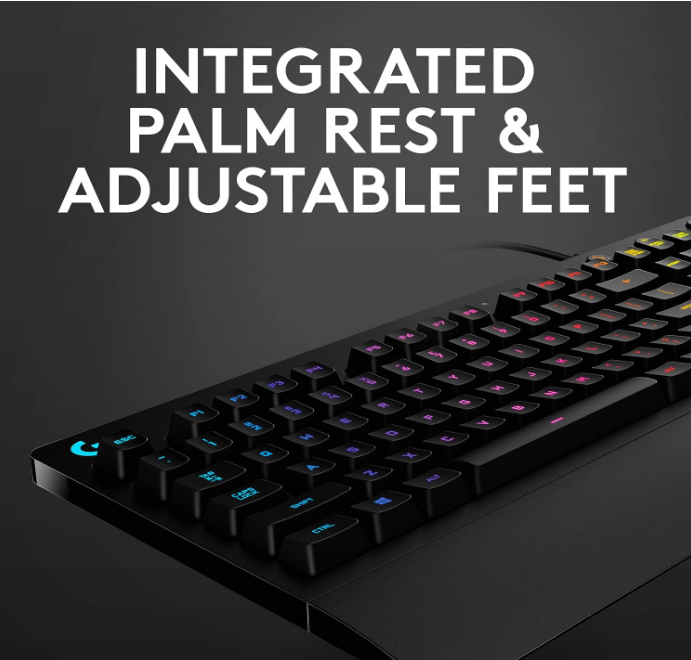 Logitech G213 Prodigy: RGB, Spill-Resistant Gaming Keyboard