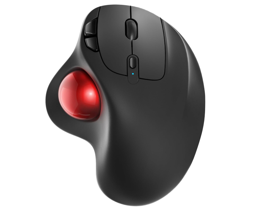 Nulea M501 Wireless Trackball Mouse – Ergonomic, Rechargeable, Multi-Device (BT/USB), Smooth Thumb Control – PC/Mac          Ask ChatGPT